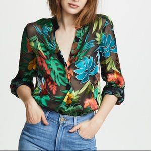 Alice + Olivia Amos Blouse in XS